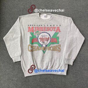 Vintage Minnesota Twins 1991 World Series Baseball Sweatshirt Men Women Shirt